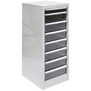ADB Mehrzweckschrank »ADB Schubladencontainer aus Metall mit 8 Schubladen 27,3 x 74 cm (B x H), pulverbeschichtet«