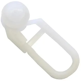 GARDINIA Rollringe Weiß 50-er Pack
