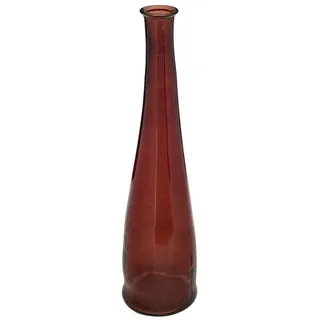 Atmosphera Créateur d'intérieur Dekovase Schmale Vase aus recyceltem Glas ULY, 80 cm (einzeln) braun