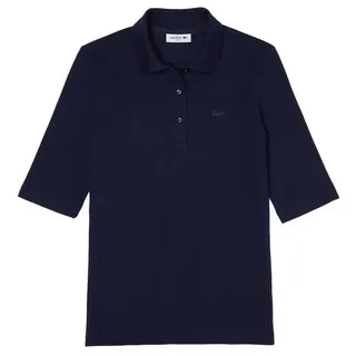 Lacoste Poloshirt Poloshirt Core Collection Kurzarmshirt mit (1-tlg., 1) blau 44
