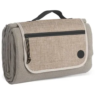 Sagaform Picknickdecke ''City'' in Beige - (L)170 x (B)130 cm