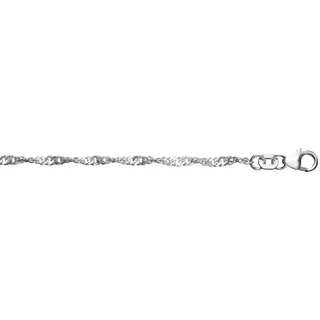 Fußkette ONE ELEMENT "Fußkettchen aus 925 Silber 25 cm Ø 2,40 mm mm", silber, Fußketten, Damen, Silber 925 (Sterlingsilber), Klassisch & stilvoll – ein Begleiter für viele Anlässe