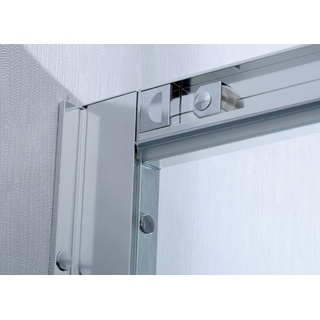 Primaster Eckdusche Easy-5 Schiebetür 90 x 90 cm Klarglas chrom