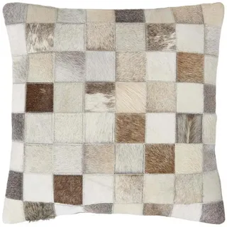 Homescapes Patchwork-Kissen 45 x 45 cm Mehrfarbig