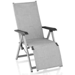 KETTLER Relaxsessel BasicPlus Padded Relaxsessel, silber / hellgrau