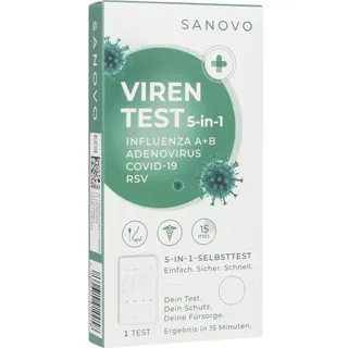 ApoTeam GmbH SANOVO 5in1 Virencheck Selbsttest / Schnelltest 1 st