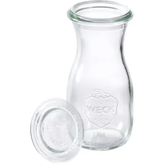 APS 82305 6er Set Weck-Flaschen mit Deckel, Ø 5,5 cm, H: 11,5 cm, 150 ml