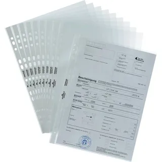 Durable Prospekthüllen DIN A4 glasklar glatt 0,08 mm, 100 St.