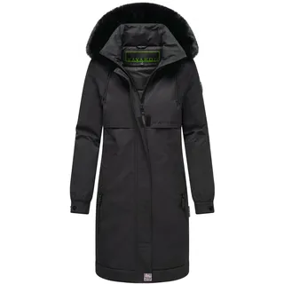 Navahoo Damenmantel Kurzmantel Kaltwetterretter 14 in schwarz, EU XL
