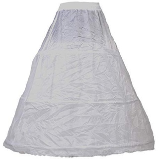 HIMRY Design Petticoat 3 Reifen, Krinoline passt Hochzeitskleid, Ballkleid, Abendkleid - Frau - Weiß - Einheitsgrösse