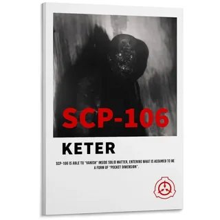 SCP 106 Weltraum-Poster, Büro, Raumdekoration, kosmischer Sternenhimmel, Wandkunst, Poster für Wanddekoration, 20 x 30 cm