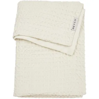 MEYCO Babydecke 75x100cm Waffle Baumwolle Kuscheldecke Nature