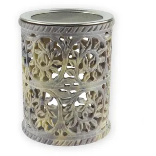 Budawi® Speckstein Räucherstövchen Räuchergefäß Duftstövchen mit Sieb