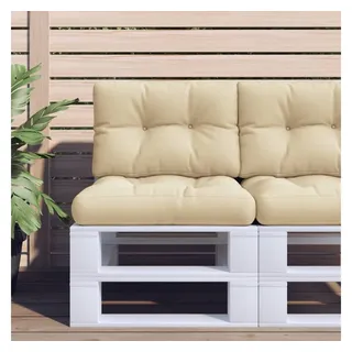 vidaXL Palettenkissen 60 x 40 x 12 cm beige 1 St.