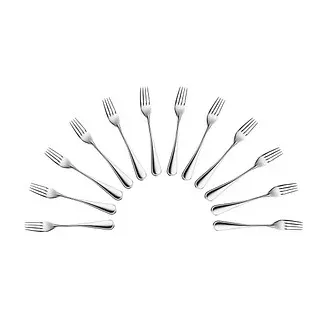 HEPP Dessertgabeln Contour silber, 12 St.