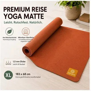 GOLDEN Yogamatte GOLDEN Yogamatte Faltbar rutschfest 1,5mm Dünne Leicht Reise Matte