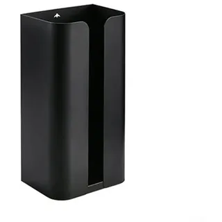 Zoegneer Magnetische Taschentuchbox für den Kühlschrank, multifunktional, Haushalt, magnetische Taschentuchbox für Küche, Badezimmer (schwarz)