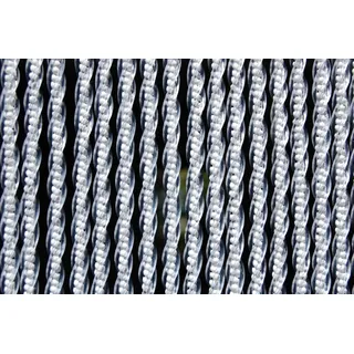 La Tenda Insektenschutz-Vorhang Türvorhang CORTONA 2 Streifenvorhang weiß, 90 x 210 cm, PVC - Länge und Breite individuell kürzbar weiß