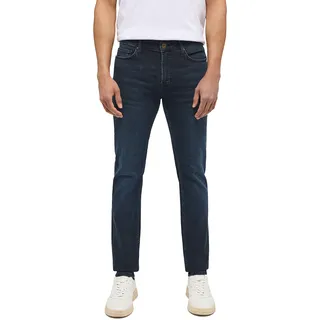 Mustang Frisco Jeans Skinny Fit in dunkelblauer Used-Waschung-W36 / L34