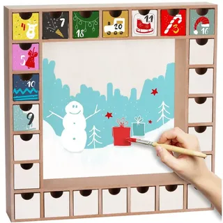 Brubaker Befüllbarer Adventskalender DIY 33 cm