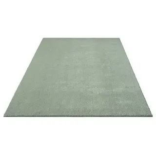 floornovo Hochflorteppich 110 x 60 cm Grün