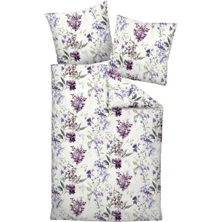 JANINE Carmen S Floral Lila 135 x 200 cm + 80 x 80 cm