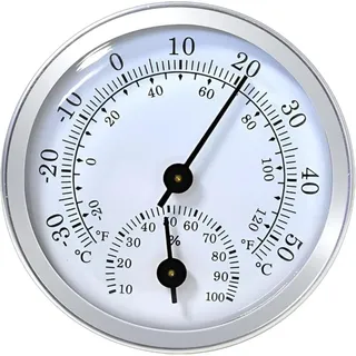 FELIXLEO Raumthermometer Auto Thermometer Mini 58mm Mechanisch Analog Temperaturmesser, 1-tlg.