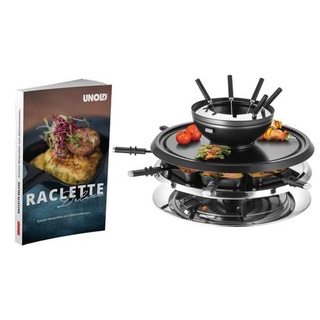 Unold 48726+487999 Raclette Multi 4 in 1 inklusive Raclette Buch