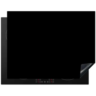 onlywow Herdabdeckplatte 77 x 59 cm Schwarz