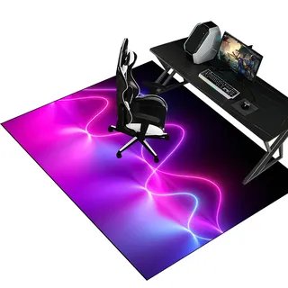 Bürostuhl Unterlage - Bodenschutzmatte für Hartböden Antirutsch- schreibtischstuhl unterlage für Laminat - Gaming Teppich Stuhlunterlage- Schutzmatte für Laminat - Computerstuhl Teppiche 70 x 90 cm