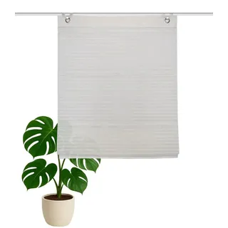 HOME WOHNIDEEN Magnetrollo Jacob 45 x 130 cm Fenstergröße (Velux) weiß