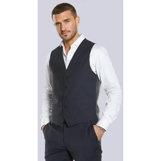 emilio adani Herren Anzug-Weste slim fit blau uni - 52