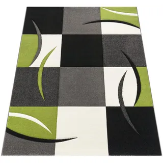 KADIMA DESIGN Kurzflorteppich 60 x 110 cm Grün