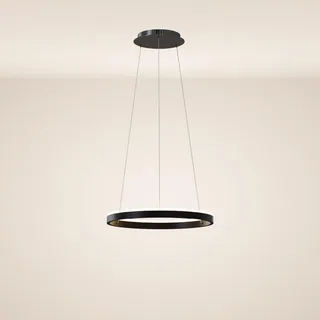s.luce LED Ring Pendelleuchte 1-flg. Ø 40 cm rund schwarz