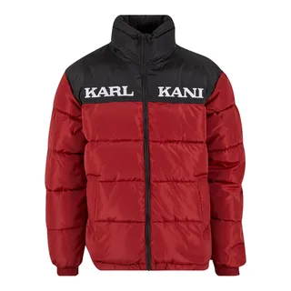Karl Kani Winterjacke Essential dunkelrot / schwarz / weiß XS
