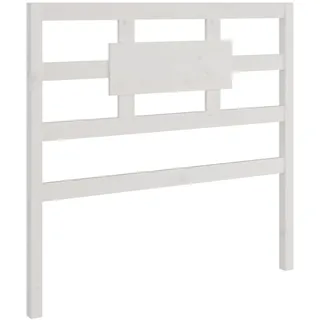 Décoshop26 -Kopfteil Schlafzimmeraccessoire Möbelstück 95,5 x 4 x 100 cm weißes Holz TDL0203662