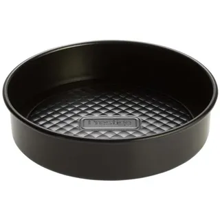 Prestige Inspire - Kuchenform Rund - Backform 20cm - Tortenboden Backform - Backzubehör für Torten - Antihaftbeschichtung - Robuster Kohlenstoffstahl - 21 x 5cm, Schwarz