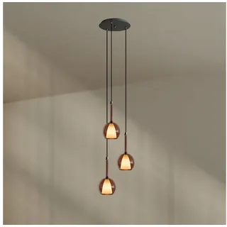 s.luce Belluna 3-flg. Ø 40 cm rund braun