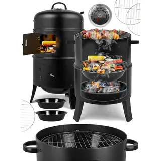 OEM GrillMaster Carbon Grill SmokeHouse schwarz