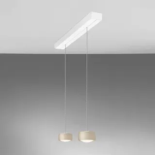OLIGO Grace Pendelleuchte, LED 2-flammig mit unsichtbarer Höhenverstellung, 63-506-34-21+62-506-10-21+G42-931-51-51#2,