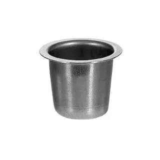 Kerzenhalter konisch Silber 22mm - Tülle und Tropfenfänger einzeln oder im Set - die perfekte Kerzentülle für Spitzkerzen, Größe:Tülle 20er Set