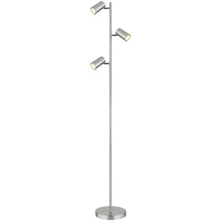 GLOBO Robby 3X Gu10 LED Nickel matt