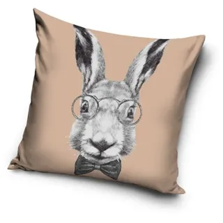 Carbotex Dekokissen Hase Kissen Dekokissen 40 x 40 cm