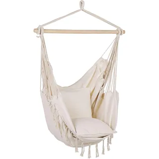Beliani Hängesessel Bonea Beige