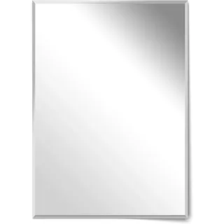 Your-Homestyle Wandspiegel/Kristallspiegel Rahmenlos mit Facette rechteckig Mirror incl. Befestigungsmaterial Made in Germany (50x70)