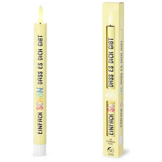 Geschenk Für Dich :-) LED-Kerze D2H25 2 cm Gelb