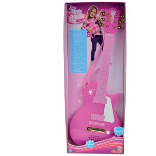 Simba 106830693 - My Music World Girls Rockgitarre, Metallsaiten, Gurt, 56cm, ab 4 Jahre