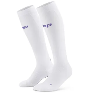 CEP Core Run Ultralight Kniestrümpfe Weiß XL