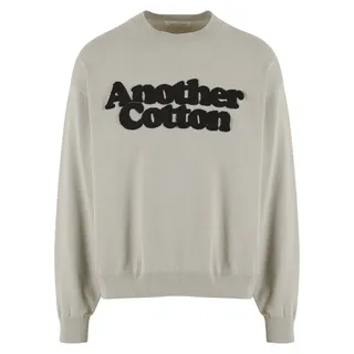 another cotton lab Chenille Oversize Knit Pullover - Beige