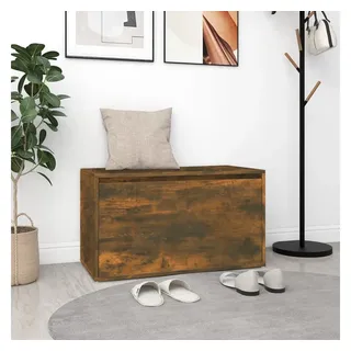 vidaXL Flurbank 80x40x45 cm Räuchereiche braun